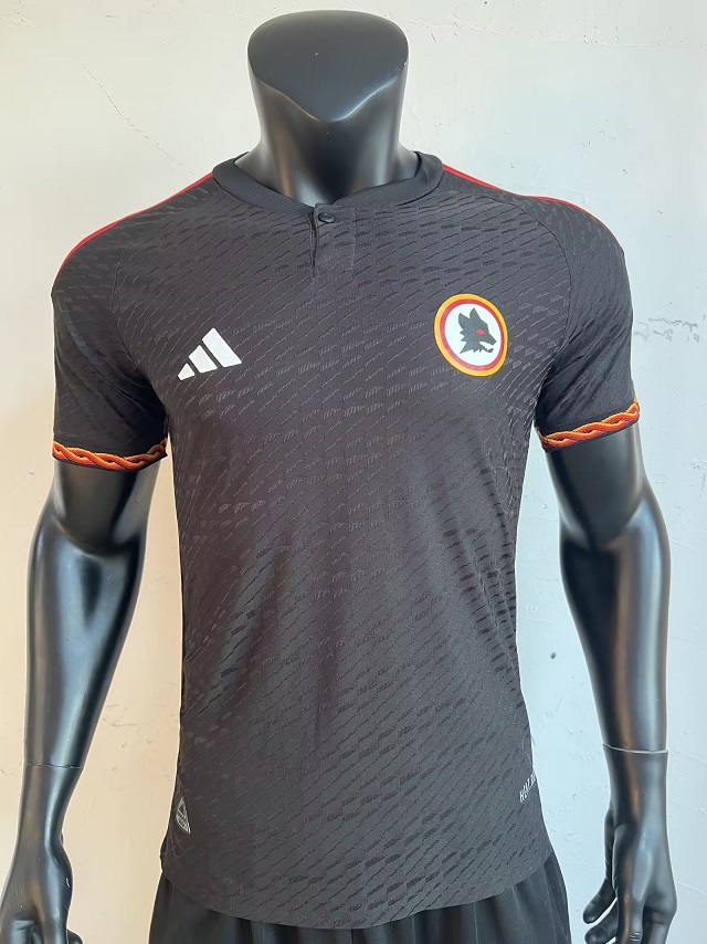 AAA Quality Roma 23/24 Third Black Soccer Jersey(Player)
